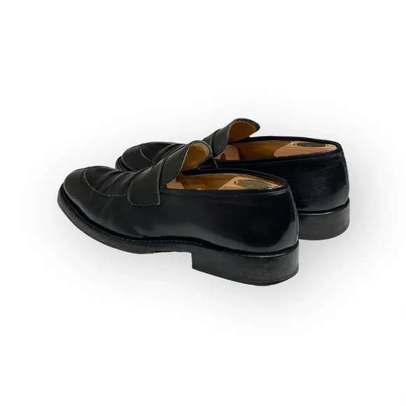 Sergio Rossi ? Iconic Penny Loafers ? Black Leather ? 9 